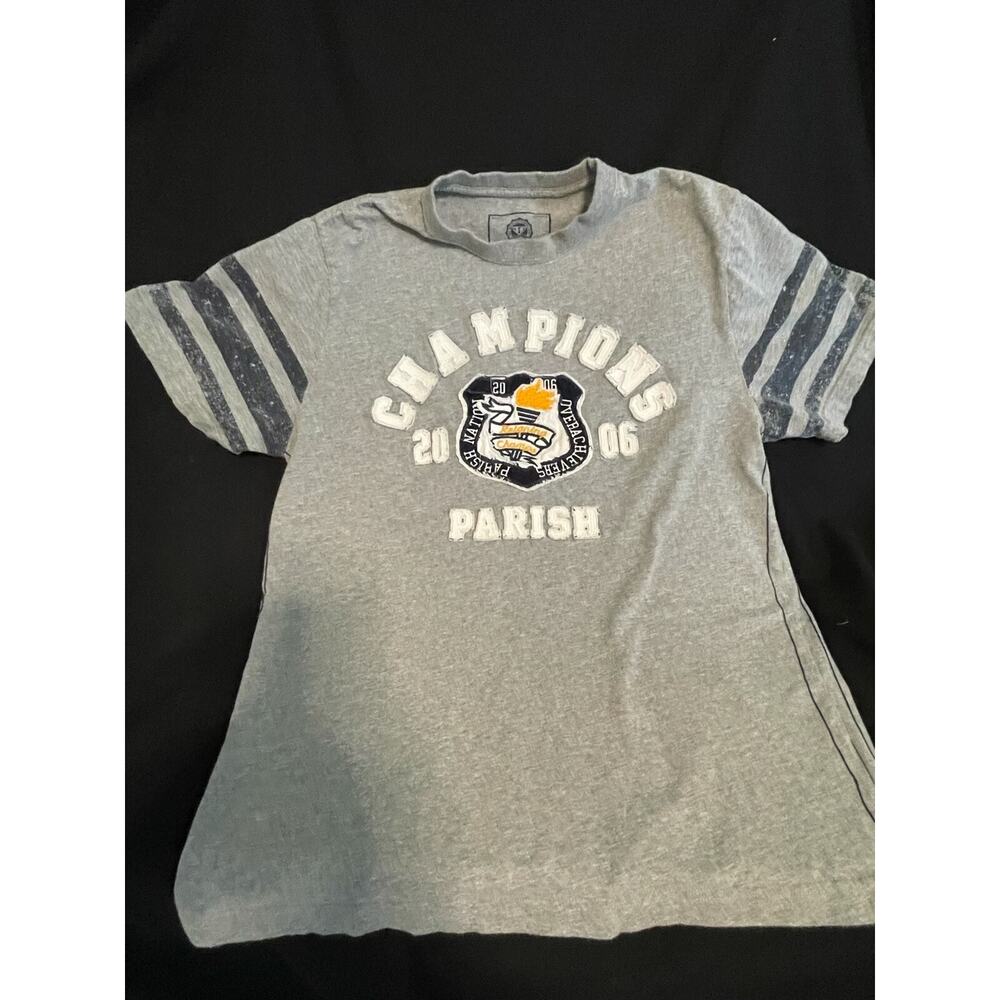 Vintage Parish Nation "Champions 2006" T-Shirt, Size XL Gray